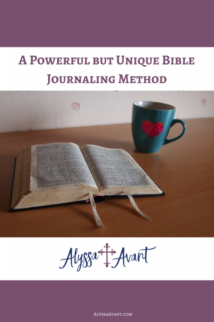 A powerful but unique Bible journaling method
