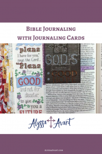 Bible Journaling with Journaling Cards