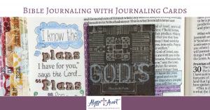 Bible Journaling with Journaling Cards square