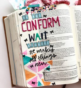 learn new Bible journaling technique 