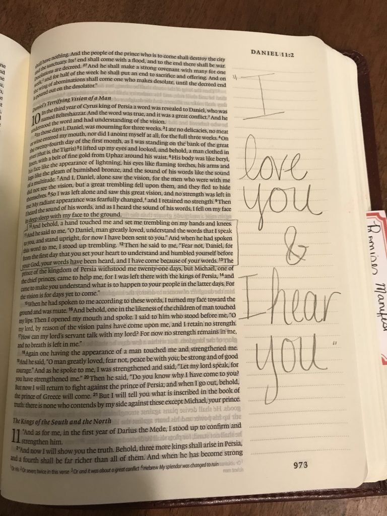 Bible Journal Lettering