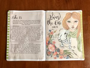 The One: Bible Journaling Page by Grace in Color