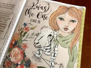 The One: Bible Journaling page by Grace in Color