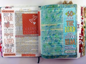Bible Journaling Using Journaling Cards: Space