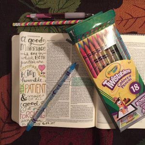 a good marriage Bible journaling by JoDitt