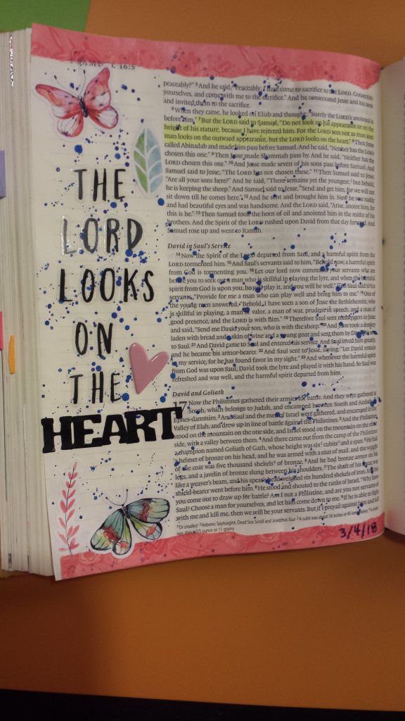 Bible journaling on a budget