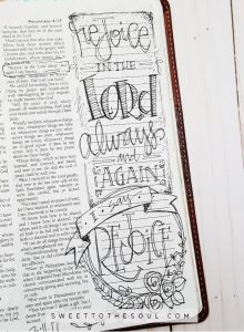 soul inspired Bible journaling