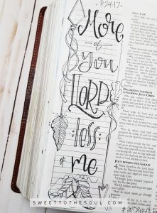 soul inspired Bible journaling