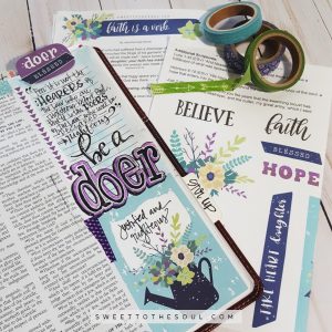 soul inspired BIble journaling