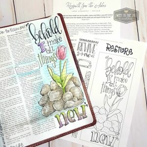 Soul inspired Bible journaling