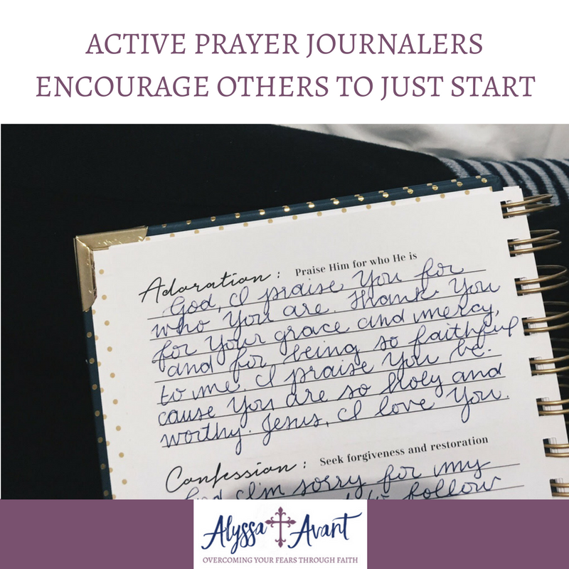 Active Prayer Journalers Encourage Others To Just Start